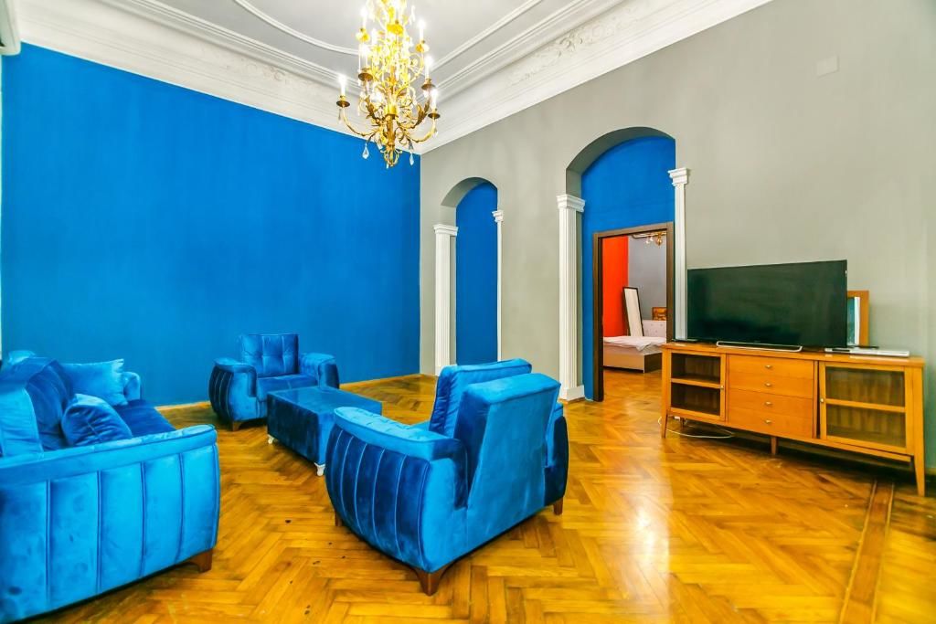 Апартаменты VIP Blue Apartment Nizami 85 Баку-53