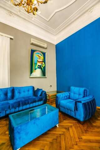 Апартаменты VIP Blue Apartment Nizami 85 Баку Апартаменты с балконом-45