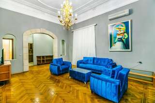 Апартаменты VIP Blue Apartment Nizami 85 Баку Апартаменты с балконом-48